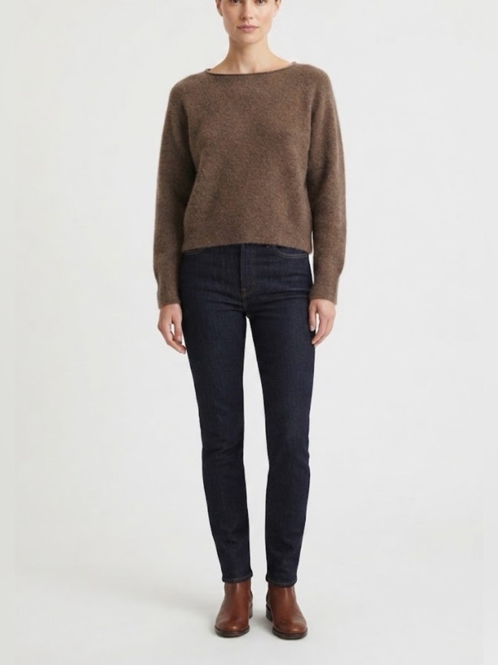 Quince 100% Mongolian Cashmere Boatneck Sweater